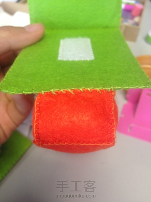 不织布翻斗小卡车 第21步