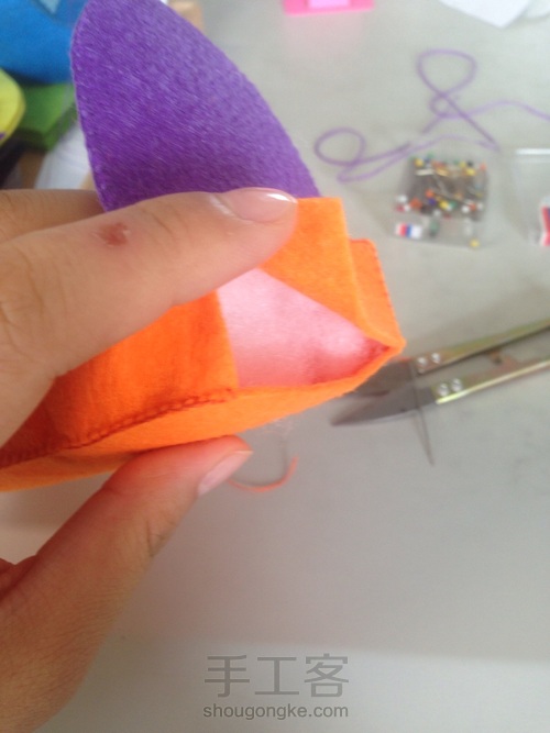 不织布——小小搅拌机 第9步