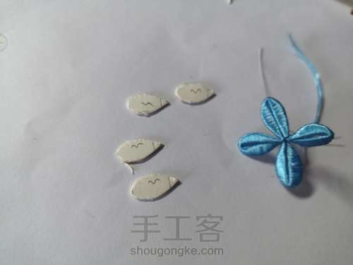 【原创】缠花—蓝色系 第15步