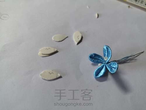 【原创】缠花—蓝色系 第17步