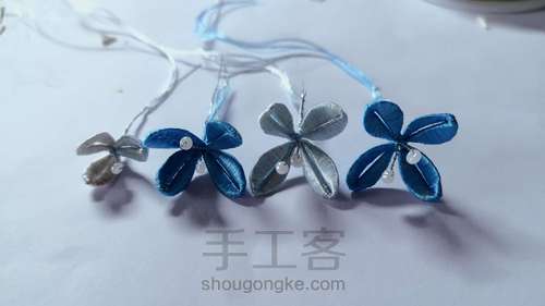 【原创】缠花—蓝色系 第18步