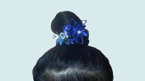 【原创】缠花—蓝色系 第23步