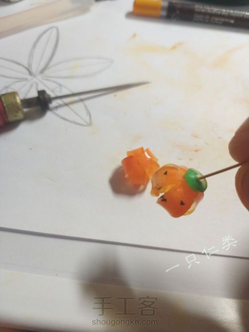 萎靡不振吧！热缩片之万圣瓜 第6步