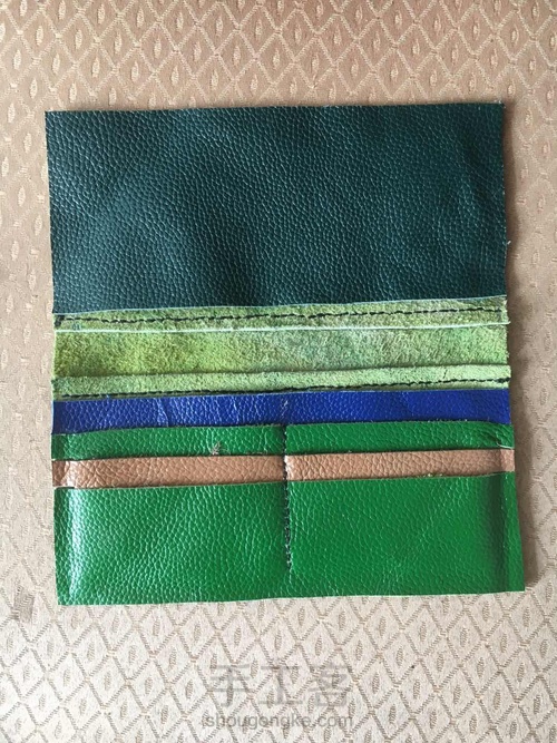 拼接简易长夹 第3步