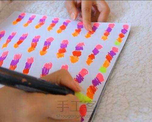 手作！五种马克笔的秘密！（转） 第1步