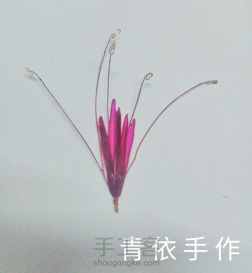 清明｜彼岸花，开一千年，落一千年，花叶永不相见(指甲油妙用) 第13步