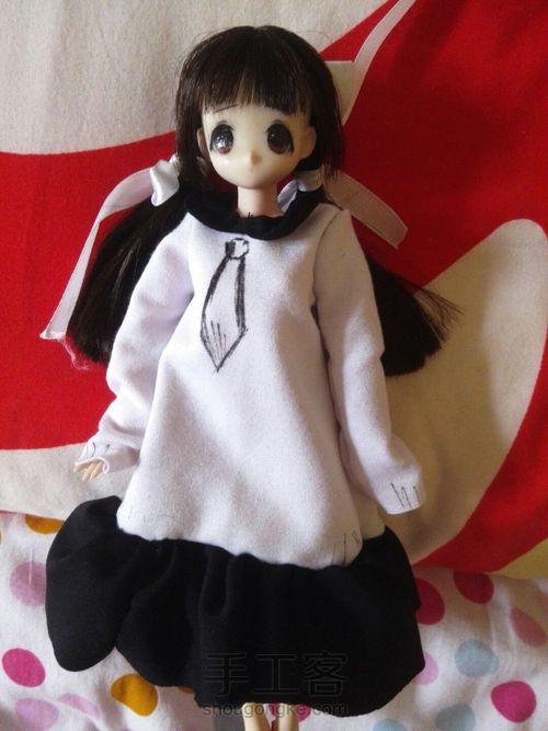 【夏熙手制】bjd1/6日常小裙子 第4步