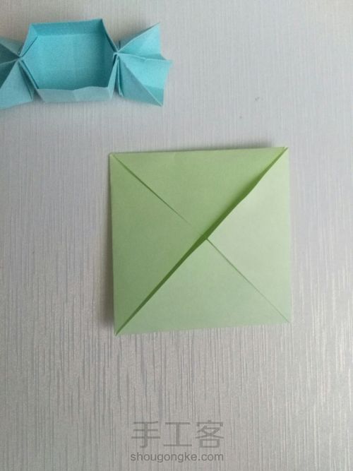 【糖果纸盒】－折纸教程（一） 第23步