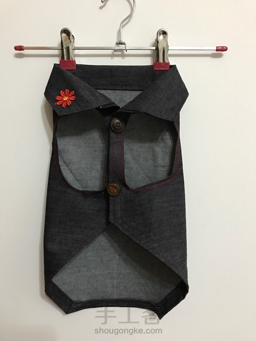 狗狗的坎肩 第4步