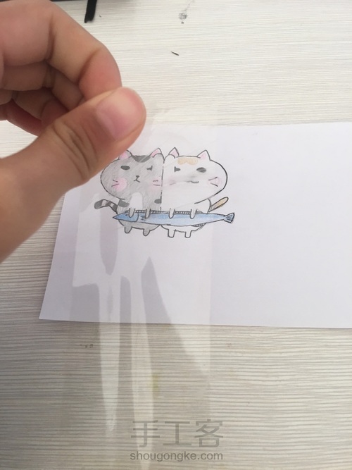 自制简易手帐贴纸～（半防水） 第6步