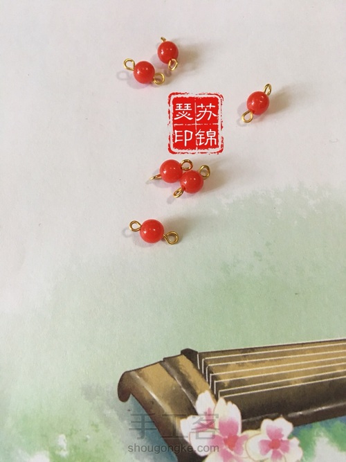 【诗情簪意】原创古风发簪步摇教程之浣碧 第14步