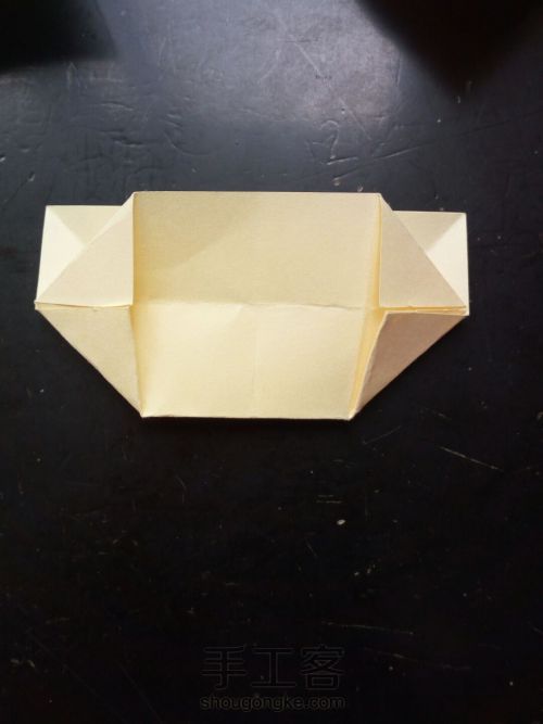 长方形小盒折法 第4步