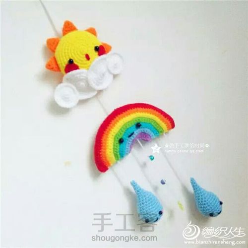 雨滴床铃编织教程(转) 第1步