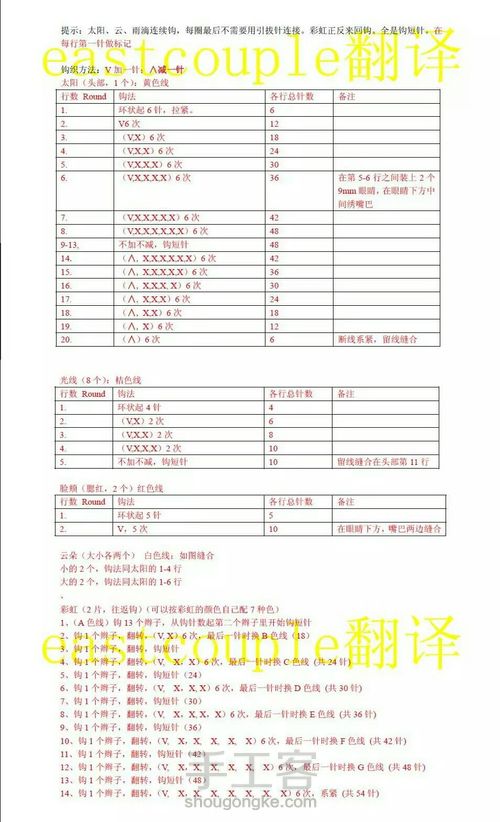 雨滴床铃编织教程（转） 第3步