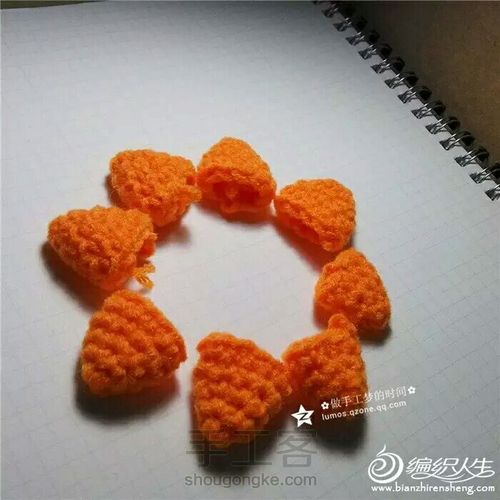 雨滴床铃编织教程(转) 第6步