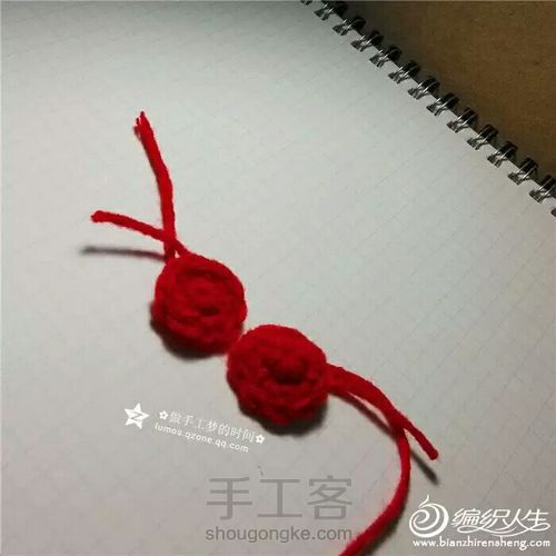 雨滴床铃编织教程（转） 第7步