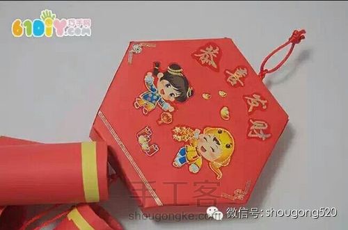 儿童手工之新年鞭炮挂饰（转） 第10步