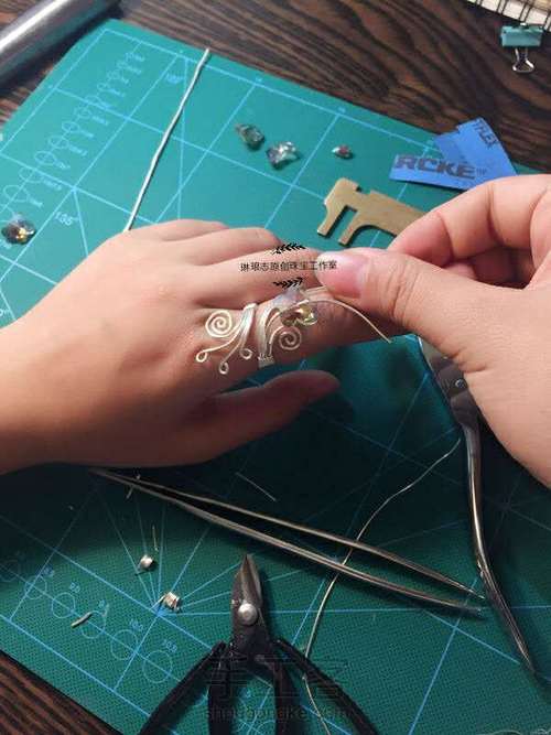转动幸福的戒指-零基础金工绕线课程 第14步