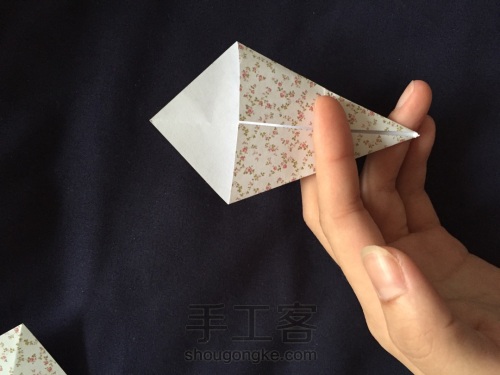折纸花 组合型 第1步