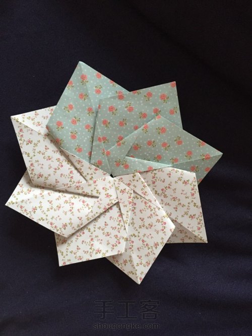 折纸花 组合型 第6步