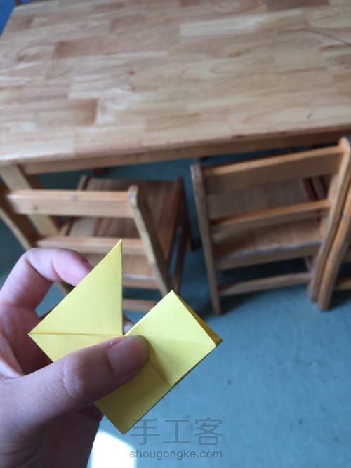 折纸心 第5步