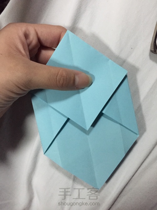 折纸海豚 第21步