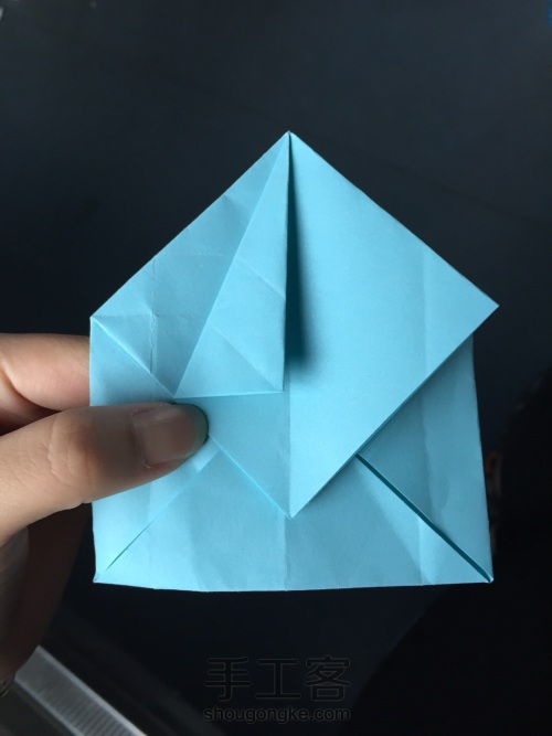 折纸海豚 第23步