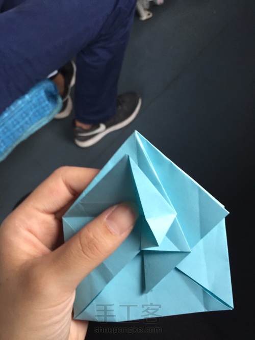 折纸海豚 第30步