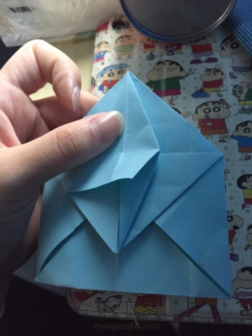折纸海豚 第38步