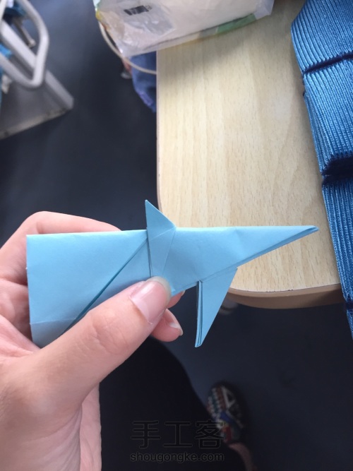 折纸海豚 第54步