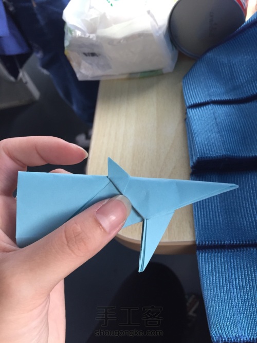 折纸海豚 第56步