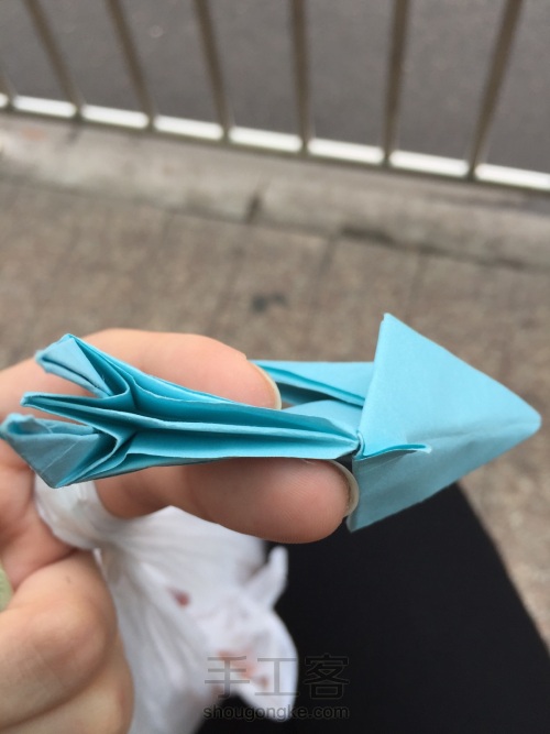 折纸海豚 第63步