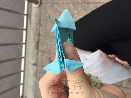 折纸海豚 第68步