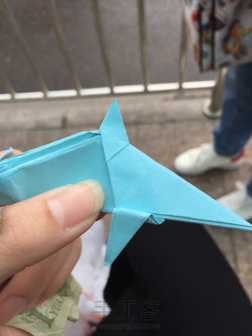 折纸海豚 第70步
