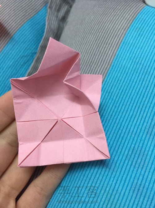 折纸  花盒 第8步