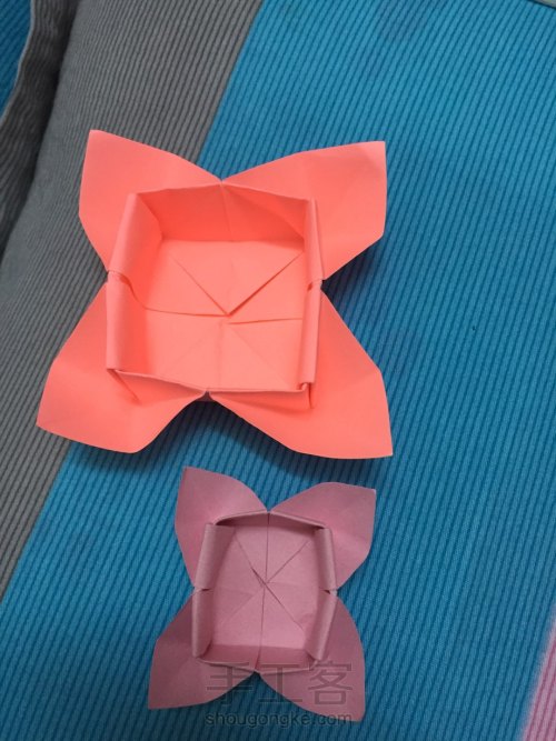 折纸  花盒 第13步