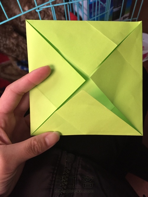 折纸   花盒 第1步