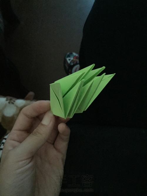 折纸   花盒 第27步