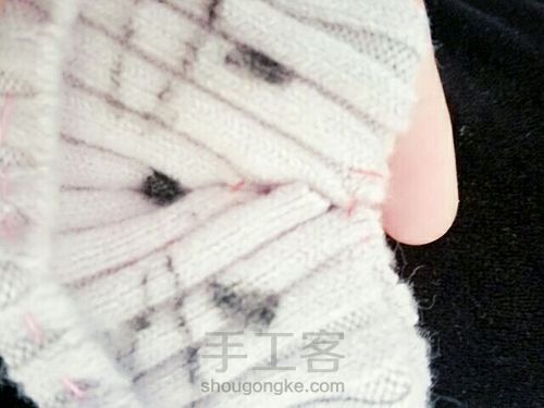 龙猫帽子(娃用) 第11步