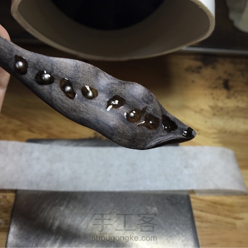 木质发簪-卓尔不群 第9步