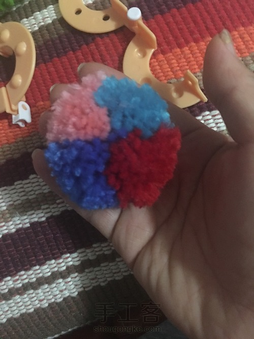 多彩毛球（三） 第3步