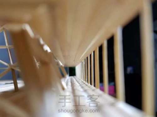 纯手工粘接竹质艾菲尔铁塔下篇 第10步