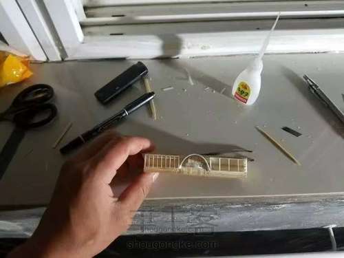 纯手工粘接竹质艾菲尔铁塔下篇 第23步