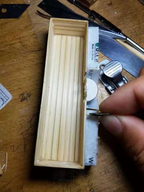 纯手工粘接竹质艾菲尔铁塔下篇 第31步