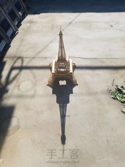 纯手工粘接竹质艾菲尔铁塔下篇 第41步
