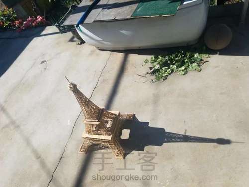 纯手工粘接竹质艾菲尔铁塔下篇 第42步