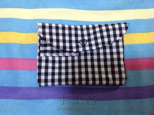 酷酷的格子包 第1步