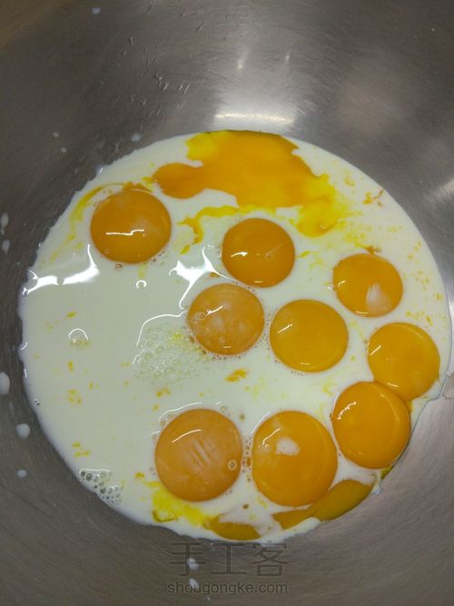 戚风蛋糕 第4步