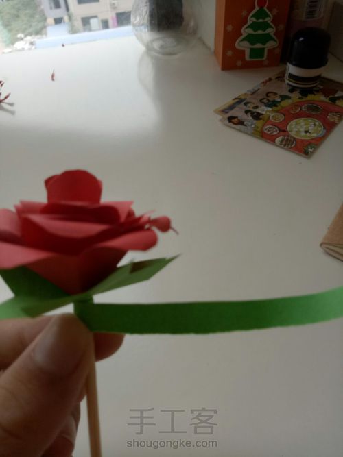 超级简单的玫瑰花做法！ 第28步
