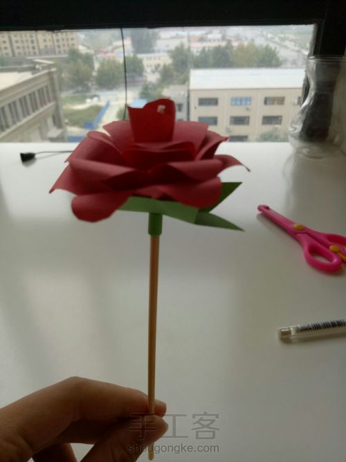超级简单的玫瑰花做法！ 第29步